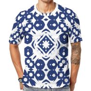 AILLOSA YH-277 Baskılı Desenli Kısa Kollu Unisex T-shirt