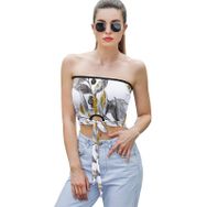 AILLOSA YH-278 Seksi File Tüp Üst Yaz Tube Top Tank Tops Kadın Askılı Üst Bluz