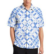 AILLOSA YH-281 Aloha Hawaii 3D Desen Kısa Kollu Erkek Gömlek