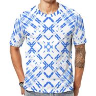 AILLOSA YH-281 Baskılı Desenli Kısa Kollu Unisex T-shirt
