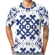 AILLOSA YH-283 Baskılı Desenli Kısa Kollu Unisex T-shirt