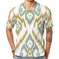 AILLOSA YH-298 Baskılı Desenli Kısa Kollu Unisex T-shirt