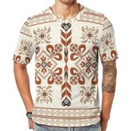 AILLOSA YH-299 Baskılı Desenli Kısa Kollu Unisex T-shirt