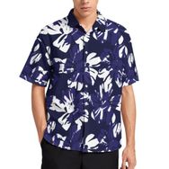 AILLOSA YH-30 Aloha Hawaii 3D Desen Kısa Kollu Erkek Gömlek