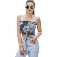 AILLOSA YH-302 Seksi File Tüp Üst Yaz Tube Top Tank Tops Kadın Askılı Üst Bluz