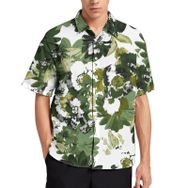 AILLOSA YH-303 Aloha Hawaii 3D Desen Kısa Kollu Erkek Gömlek