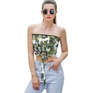 AILLOSA YH-303 Seksi File Tüp Üst Yaz Tube Top Tank Tops Kadın Askılı Üst Bluz