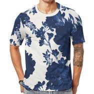 AILLOSA YH-304 Baskılı Desenli Kısa Kollu Unisex T-shirt