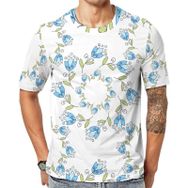 AILLOSA YH-311 Baskılı Desenli Kısa Kollu Unisex T-shirt