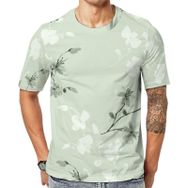 AILLOSA YH-314 Baskılı Desenli Kısa Kollu Unisex T-shirt