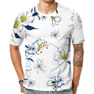 AILLOSA YH-315 Baskılı Desenli Kısa Kollu Unisex T-shirt
