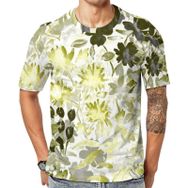 AILLOSA YH-316 Baskılı Desenli Kısa Kollu Unisex T-shirt
