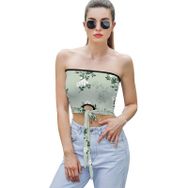 AILLOSA YH-324 Seksi File Tüp Üst Yaz Tube Top Tank Tops Kadın Askılı Üst Bluz