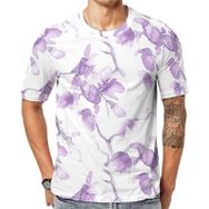 AILLOSA YH-329 Baskılı Desenli Kısa Kollu Unisex T-shirt