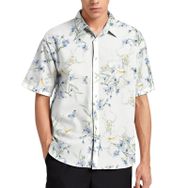 AILLOSA YH-334 Aloha Hawaii 3D Desen Kısa Kollu Erkek Gömlek