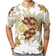 AILLOSA YH-336 Baskılı Desenli Kısa Kollu Unisex T-shirt