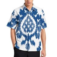 AILLOSA YH-34 Aloha Hawaii 3D Desen Kısa Kollu Erkek Gömlek