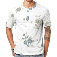 AILLOSA YH-348 Baskılı Desenli Kısa Kollu Unisex T-shirt