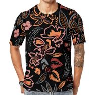 AILLOSA YH-350 Baskılı Desenli Kısa Kollu Unisex T-shirt