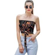 AILLOSA YH-350 Seksi File Tüp Üst Yaz Tube Top Tank Tops Kadın Askılı Üst Bluz