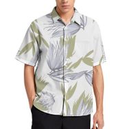 AILLOSA YH-356 Aloha Hawaii 3D Desen Kısa Kollu Erkek Gömlek