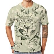 AILLOSA YH-360 Baskılı Desenli Kısa Kollu Unisex T-shirt
