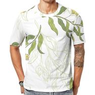 AILLOSA YH-364 Baskılı Desenli Kısa Kollu Unisex T-shirt