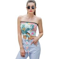 AILLOSA YH-365 Seksi File Tüp Üst Yaz Tube Top Tank Tops Kadın Askılı Üst Bluz