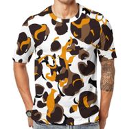 AILLOSA YH-368 Baskılı Desenli Kısa Kollu Unisex T-shirt