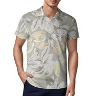 AILLOSA YH-369 3D Baskılı Desen Kısa Kollu Polo Yaka Erkek T-shirt