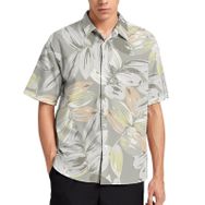 AILLOSA YH-369 Aloha Hawaii 3D Desen Kısa Kollu Erkek Gömlek