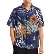 AILLOSA YH-377 Aloha Hawaii 3D Desen Kısa Kollu Erkek Gömlek