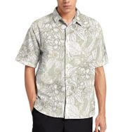 AILLOSA YH-382 Aloha Hawaii 3D Desen Kısa Kollu Erkek Gömlek