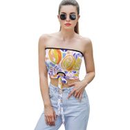 AILLOSA YH-384 Seksi File Tüp Üst Yaz Tube Top Tank Tops Kadın Askılı Üst Bluz