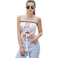 AILLOSA YH-390 Seksi File Tüp Üst Yaz Tube Top Tank Tops Kadın Askılı Üst Bluz