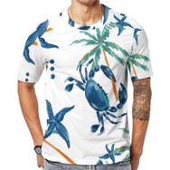 AILLOSA YH-394 Baskılı Desenli Kısa Kollu Unisex T-shirt