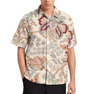AILLOSA YH-395 Aloha Hawaii 3D Desen Kısa Kollu Erkek Gömlek