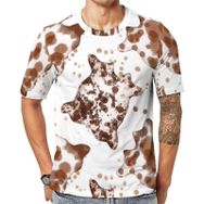 AILLOSA YH-400 Baskılı Desenli Kısa Kollu Unisex T-shirt