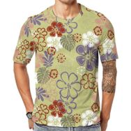 AILLOSA YH-403 Baskılı Desenli Kısa Kollu Unisex T-shirt