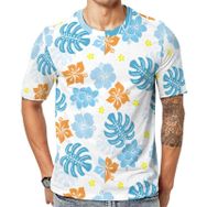 AILLOSA YH-404 Baskılı Desenli Kısa Kollu Unisex T-shirt