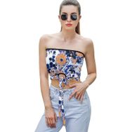 AILLOSA YH-406 Seksi File Tüp Üst Yaz Tube Top Tank Tops Kadın Askılı Üst Bluz
