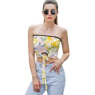 AILLOSA YH-407 Seksi File Tüp Üst Yaz Tube Top Tank Tops Kadın Askılı Üst Bluz