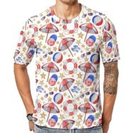AILLOSA YH-408 Baskılı Desenli Kısa Kollu Unisex T-shirt