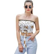AILLOSA YH-414 Seksi File Tüp Üst Yaz Tube Top Tank Tops Kadın Askılı Üst Bluz