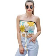 AILLOSA YH-419 Seksi File Tüp Üst Yaz Tube Top Tank Tops Kadın Askılı Üst Bluz