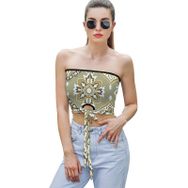 AILLOSA YH-42 Seksi File Tüp Üst Yaz Tube Top Tank Tops Kadın Askılı Üst Bluz