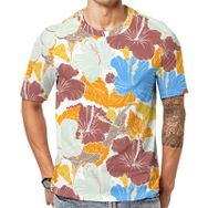 AILLOSA YH-424 Baskılı Desenli Kısa Kollu Unisex T-shirt