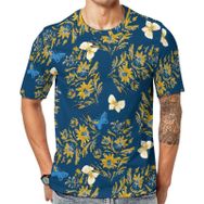 AILLOSA YH-426 Baskılı Desenli Kısa Kollu Unisex T-shirt
