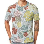 AILLOSA YH-427 Baskılı Desenli Kısa Kollu Unisex T-shirt
