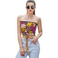 AILLOSA YH-429 Seksi File Tüp Üst Yaz Tube Top Tank Tops Kadın Askılı Üst Bluz